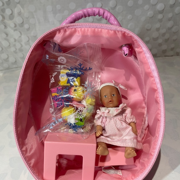 🎁2 for $15- Baby 🍼Born miniworld with Corolle carrying case - Picture 8 of 9
